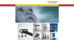 Desktop Screenshot of goodsunindia.com